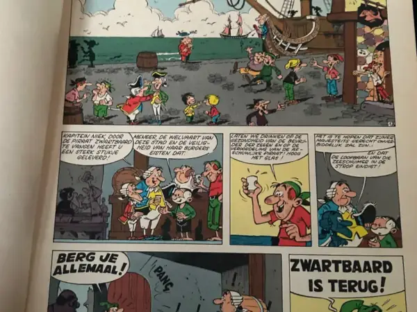 1e drukken SC De muiters van de Blijdschap (1e druk, 1962)