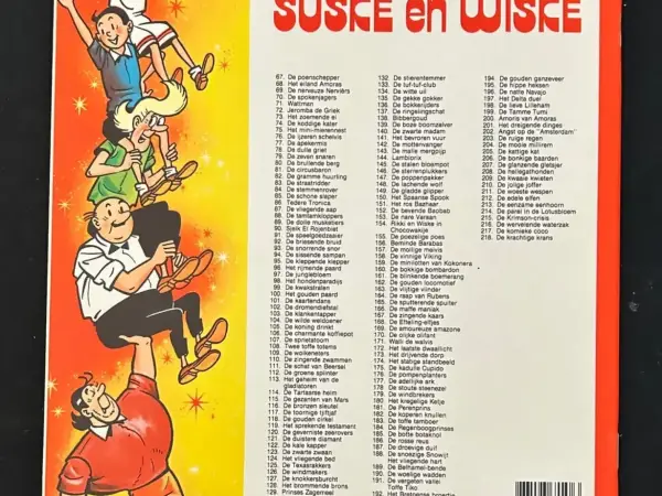 Reclame-albums Suske en Wiske - Het gouden kuipje (1e druk, 1989)