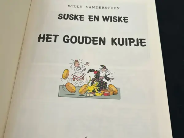 Reclame-albums Suske en Wiske - Het gouden kuipje (1e druk, 1989)