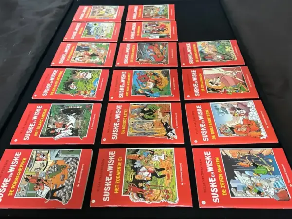 Complete reeksen Suske en Wiske Mini-albums Compleet (Deel 1 t/m 16)