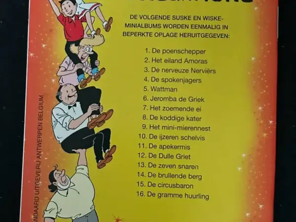 Reclame-albums Suske en Wiske - De nerveuze nerviers (mini-album)