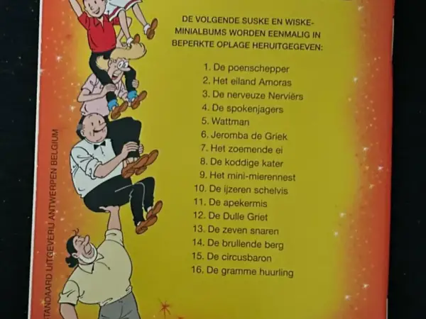 Reclame-albums Suske en Wiske - De spokenjagers (mini-album)