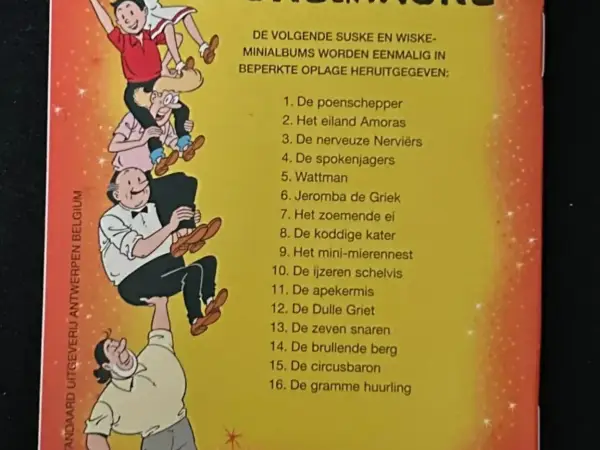 Reclame-albums Suske en Wiske - Het zoemende ei (mini-album) uit 2003
