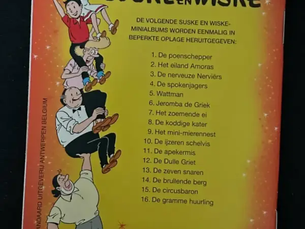 Reclame-albums Suske en Wiske - De koddige kater (mini-album)