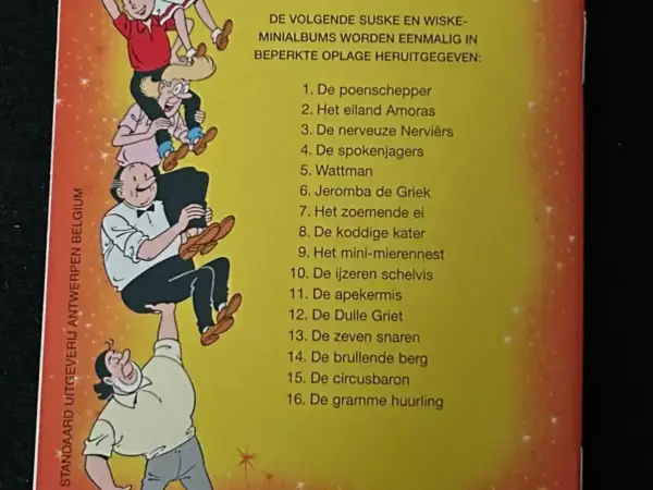 Reclame-albums Suske en Wiske - De ijzeren schelvis (mini-album) uit 2003