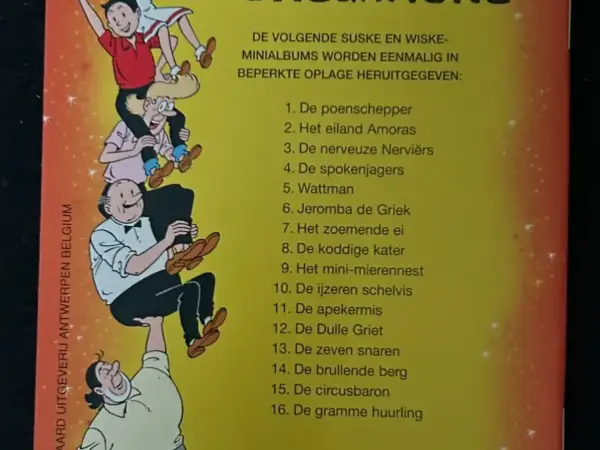Reclame-albums Suske en Wiske - De brullende berg (mini-album) uit 2003