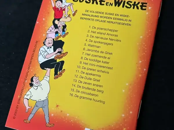 Reclame-albums Suske en Wiske - De circusbaron (mini-album) uit 2003