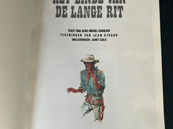1e drukken SC Luitenant Blueberry - Het einde van de lange rit (1e druk, 1986)