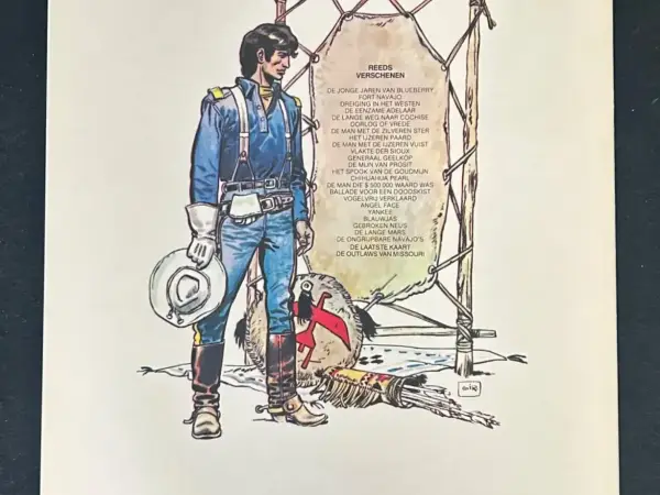 1e drukken SC Luitenant Blueberry - Het einde van de lange rit (1e druk, 1986)