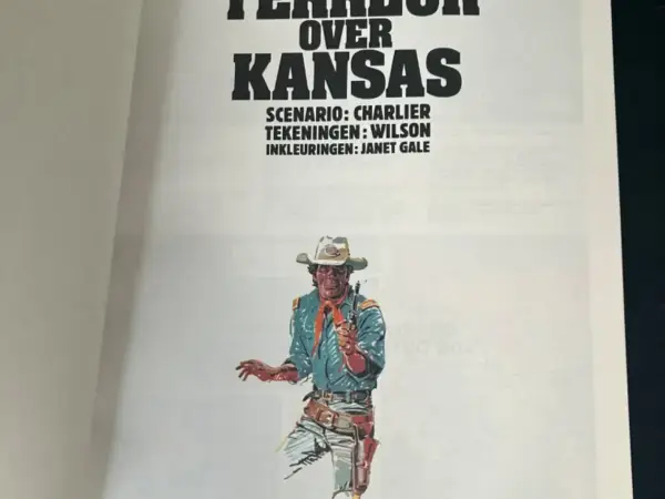 1e drukken SC De jonge jaren van Blueberry - Terreur over Kansas (1e druk, 1987