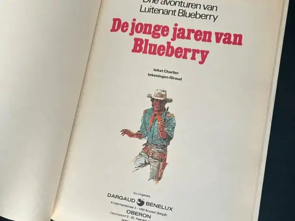 1e drukken HC De jonge jaren van Blueberry (1e druk, 1978)