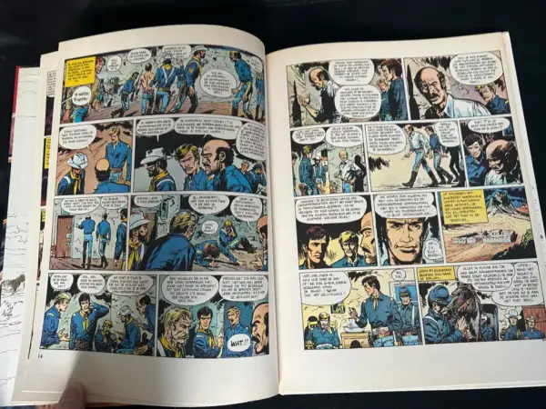 1e drukken HC Luitenant Blueberry - Dreiging in het Westen (1e druk, 1966)