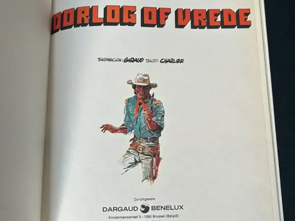 1e drukken HC Een Avontuur van Luitenant Blueberry - Oorlog of vrede (1969)