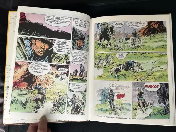 1e drukken HC De jonge jaren van Blueberry 2 - Yankee (1e druk, 1979)