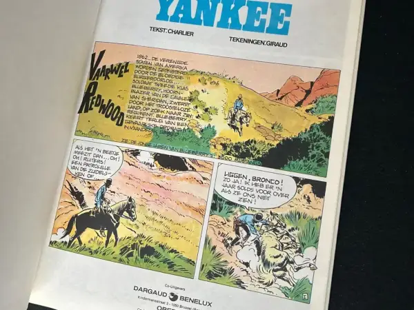 1e drukken HC De jonge jaren van Blueberry 2 - Yankee (1e druk, 1979)