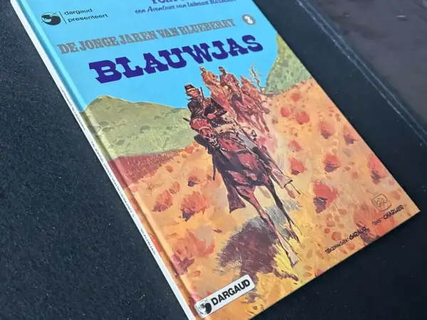 1e drukken HC De jonge jaren van Blueberry 3 - Blauwjas (1e druk, 1979)