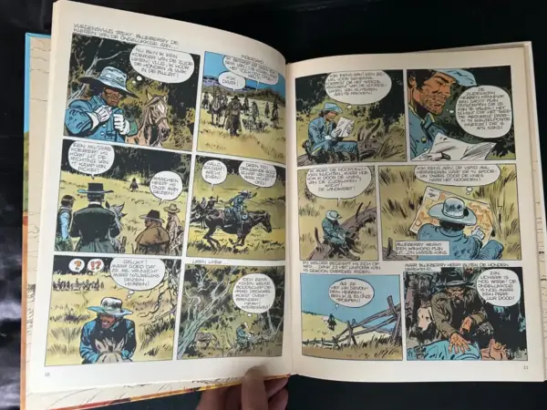 1e drukken HC De jonge jaren van Blueberry 3 - Blauwjas (1e druk, 1979)