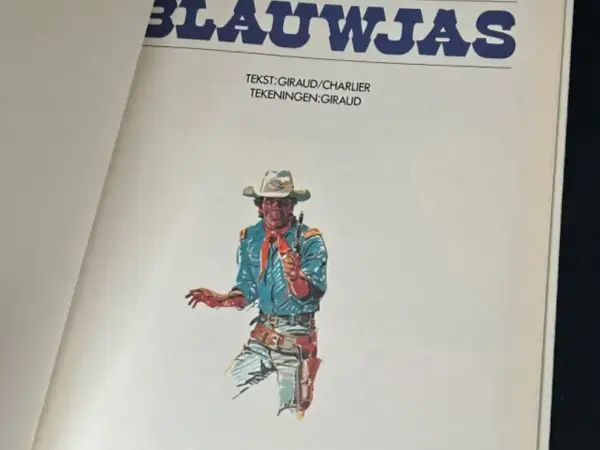 1e drukken HC De jonge jaren van Blueberry 3 - Blauwjas (1e druk, 1979)