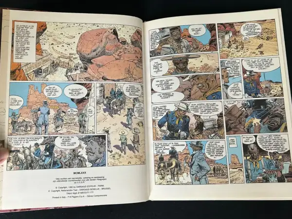 1e drukken HC Een Avontuur van Luitenant Blueberry - Gebroken Neus (1980)