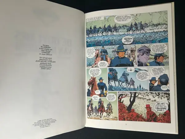 1e drukken HC De jonge jaren van Blueberry - De outlaws van Missouri (1985)