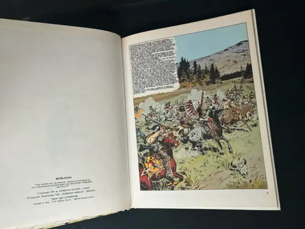 1e drukken HC Een Avontuur van Luitenant Blueberry - Vlakte der Sioux (1971)