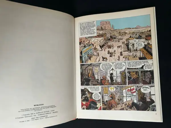 1e drukken HC Een Avontuur van Luitenant Blueberry - De mijn van Prosit (1972)