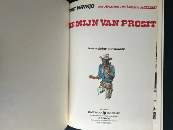 1e drukken HC Een Avontuur van Luitenant Blueberry - De mijn van Prosit (1972)