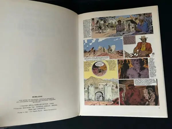 1e drukken HC Luitenant Blueberry - De man die $500.000 waard was (1973)