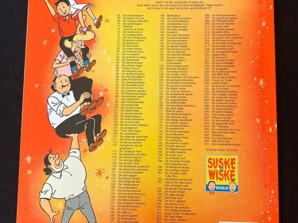 Belgisch & Vandersteen Suske en Wiske - De verraderlijke Vinson (1e druk, 1997)