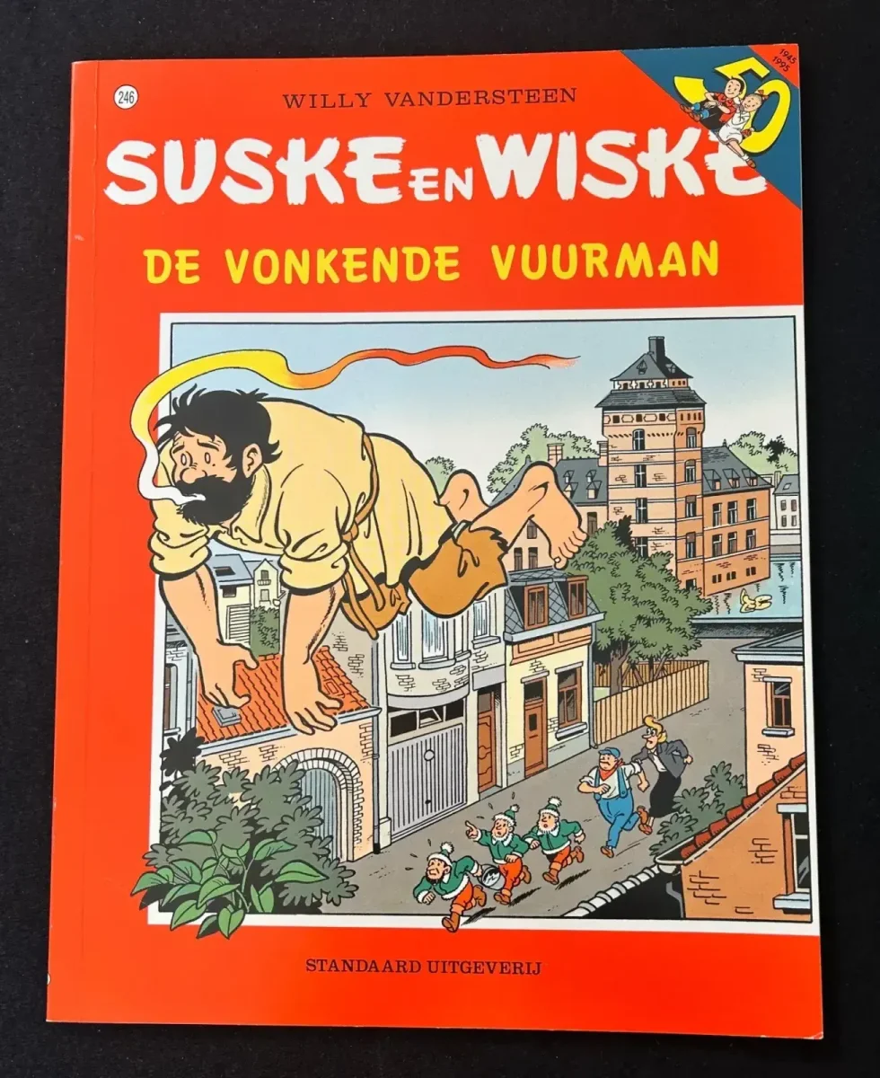 Suske en Wiske - De vonkende vuurman (1e druk, 1995)