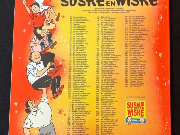 Belgisch & Vandersteen Suske en Wiske - De 7 schaken (1e druk, 1995)