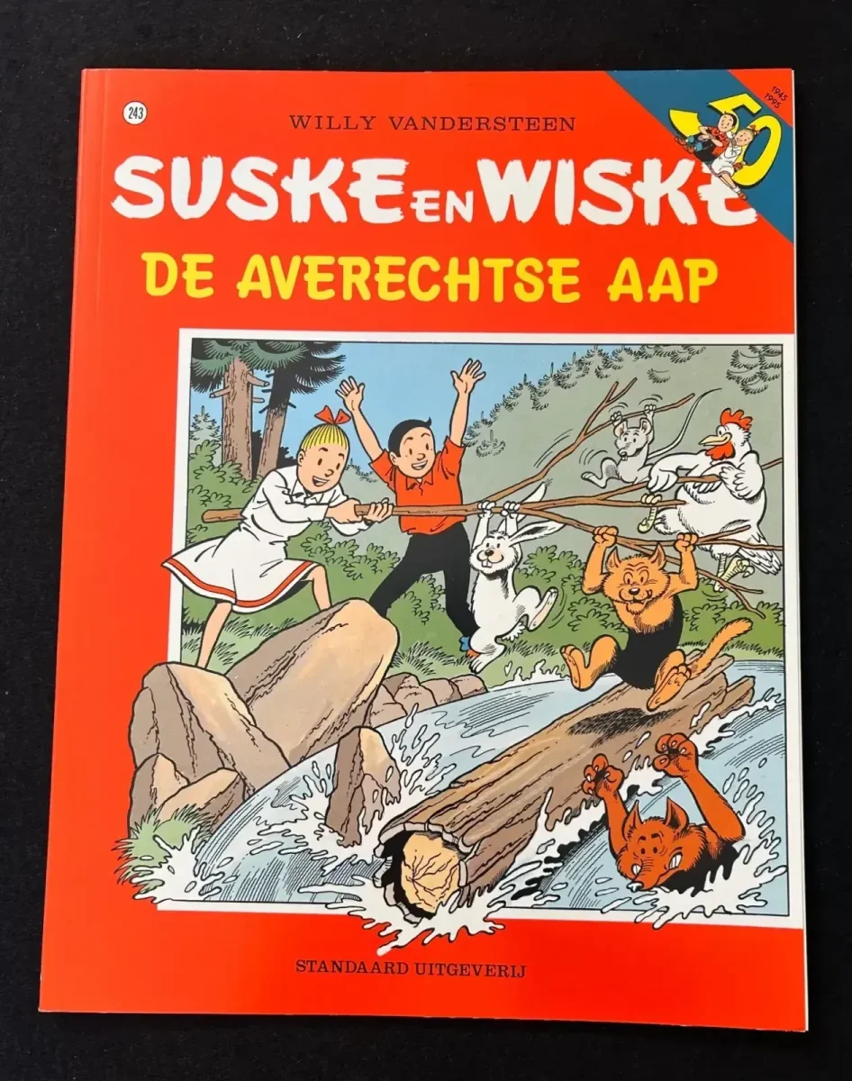 Suske en Wiske - De averechtse aap (1e druk, 1995)