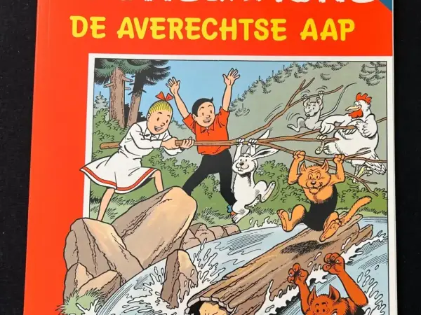 Suske en Wiske - De averechtse aap (1e druk, 1995)