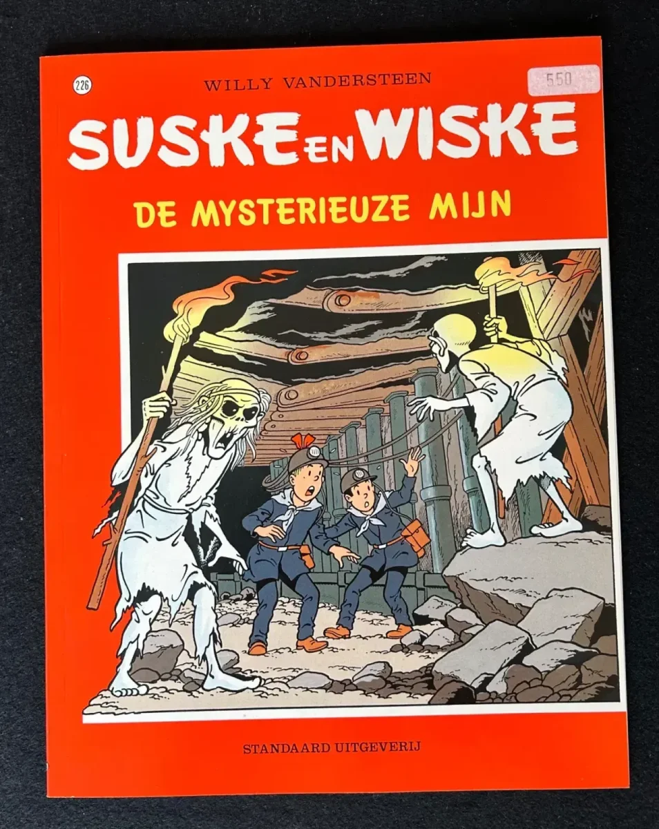 Suske en Wiske - De mysterieuze mijn (1e druk, 1990)