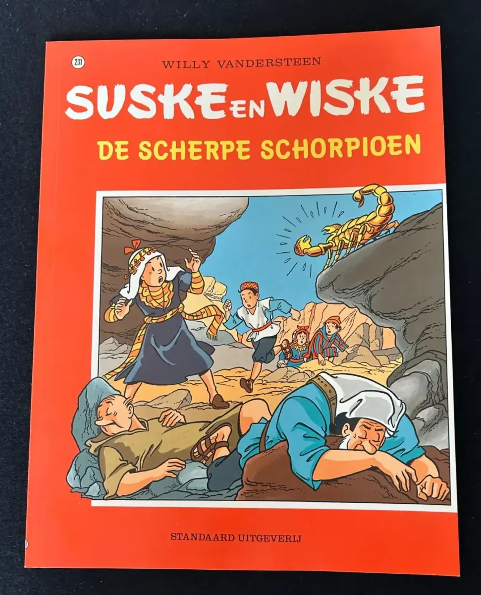 Suske en Wiske - De scherpe schorpioen (1e druk, 1992)