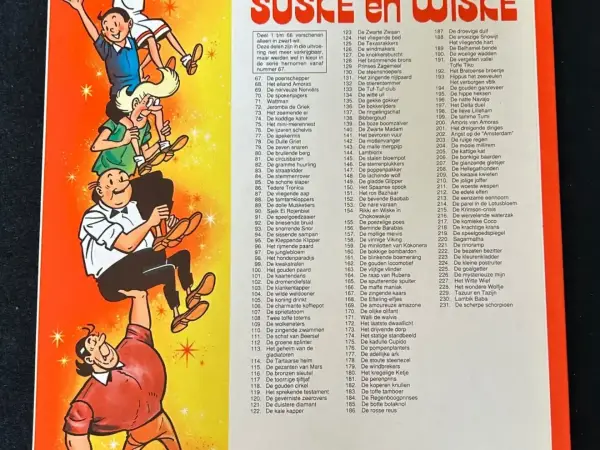 Belgisch & Vandersteen Suske en Wiske - De scherpe schorpioen (1e druk, 1992)