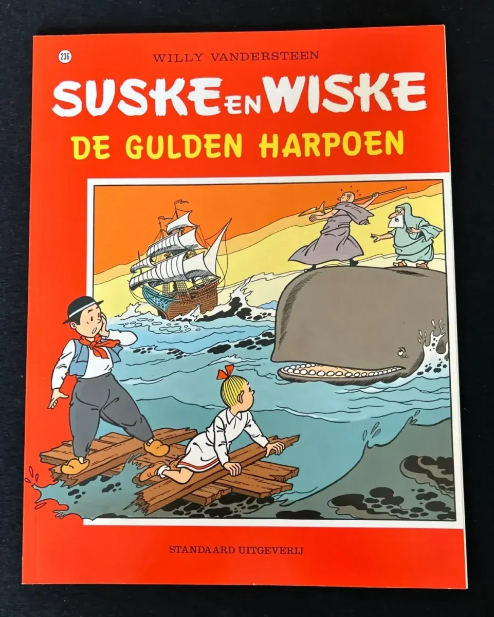 Suske en Wiske - De gulden harpoen (1e druk, 1993)