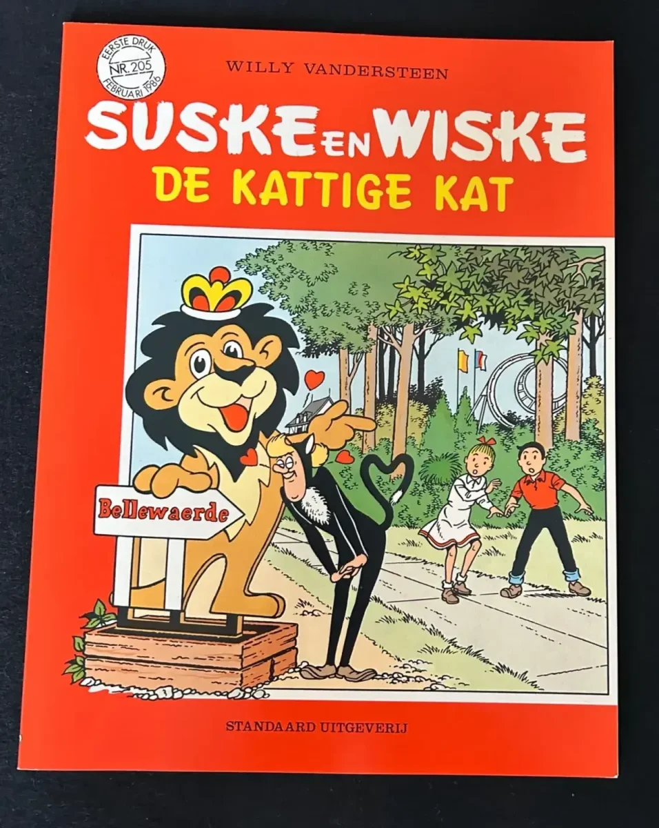 Suske en Wiske - De kattige kat (1e druk, 1986)