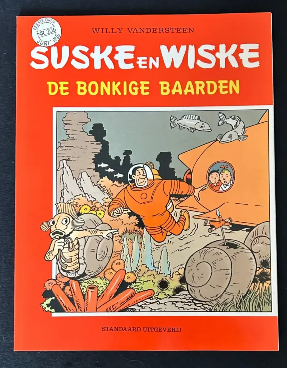 Suske en Wiske - De bonkige baarden (1e druk, 1986)
