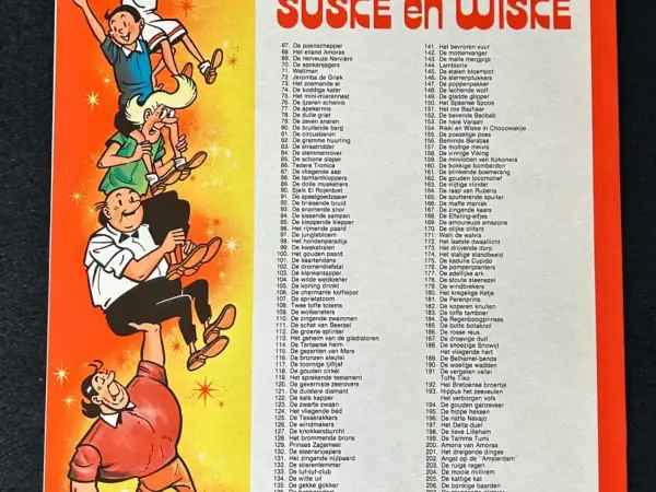 Belgisch & Vandersteen Suske en Wiske - De jolige joffer (1e druk, 1987)