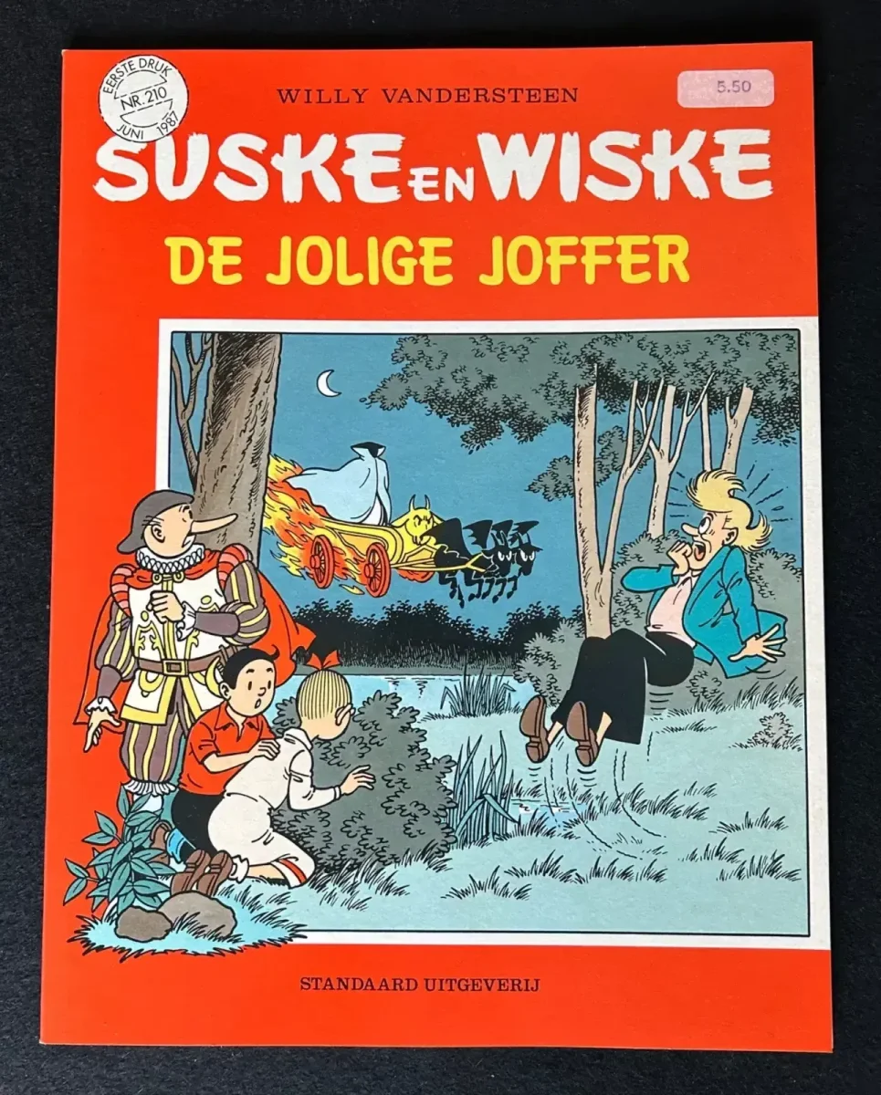 Suske en Wiske - De jolige joffer (1e druk, 1987)