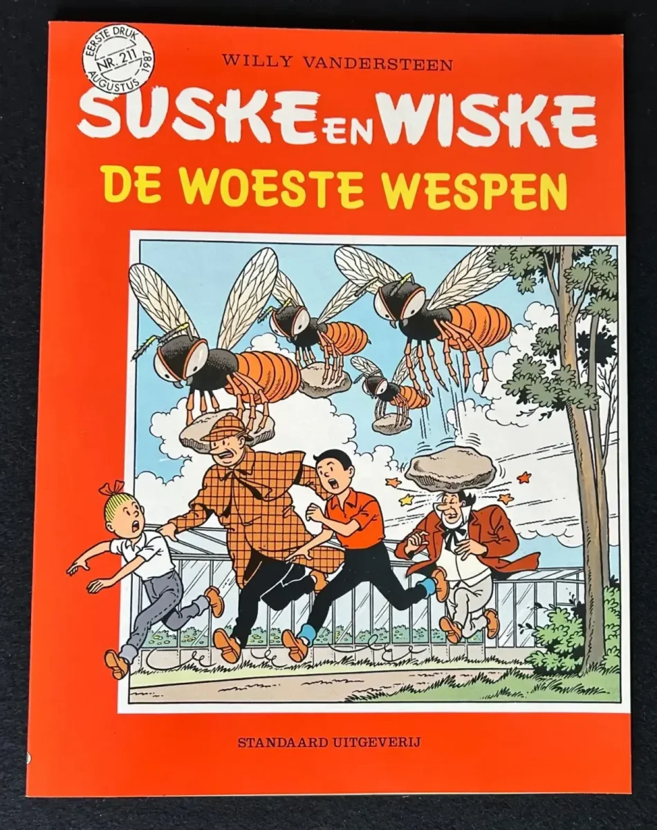 Suske en Wiske - De woeste wespen (1e druk, 1987)