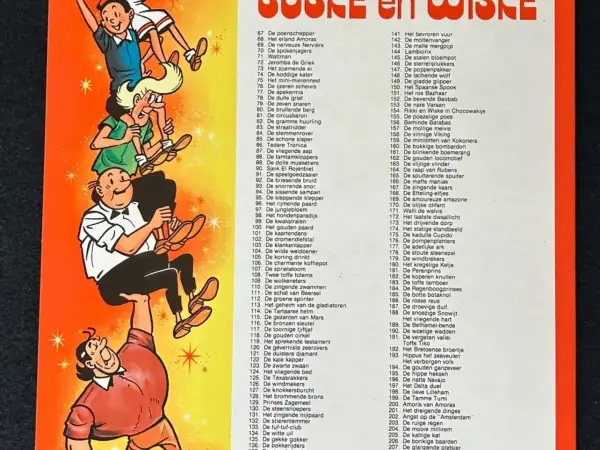 Belgisch & Vandersteen Suske en Wiske - De woeste wespen (1e druk, 1987)