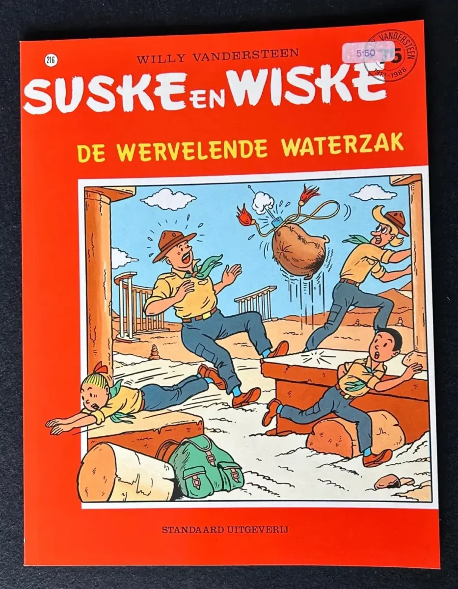 Suske en Wiske - De wervelende waterzak (1e druk, 1988)