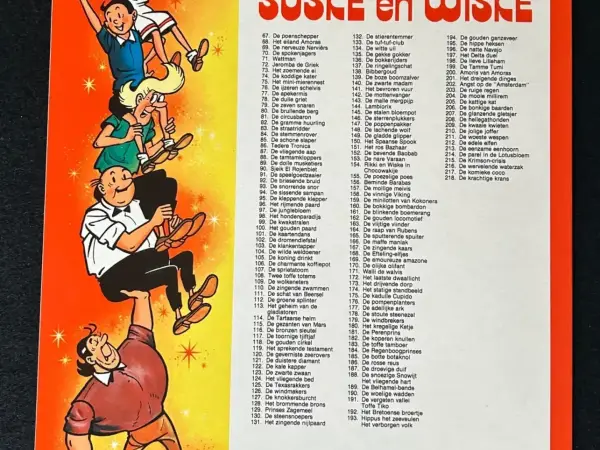 Belgisch & Vandersteen Suske en Wiske - De krachtige krans (1e druk, 1989)