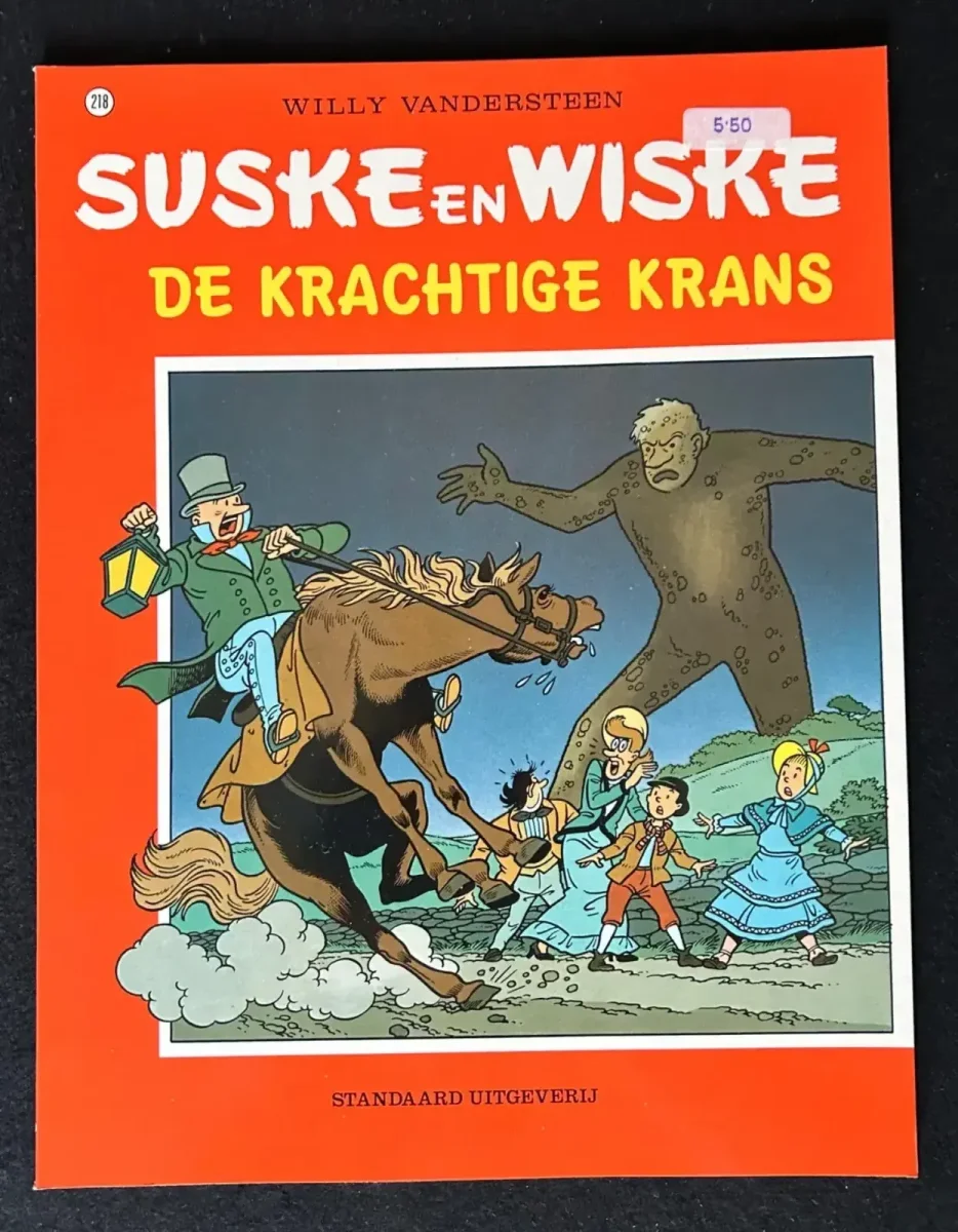 Suske en Wiske - De krachtige krans (1e druk, 1989)