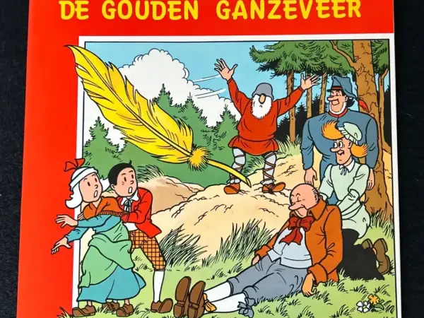 Suske en Wiske - De gouden ganzeveer (1e druk, 1983)