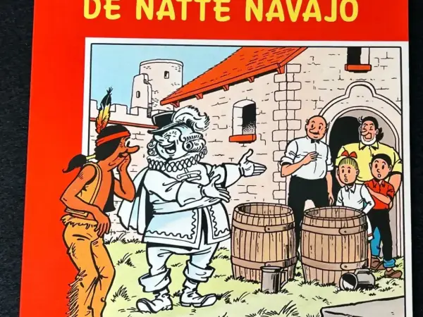 Suske en Wiske - De natte Navajo (1e druk, 1983)