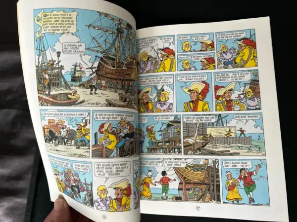 Belgisch & Vandersteen Suske en Wiske - Angst op de "Amsterdam" (1e druk, 1985)