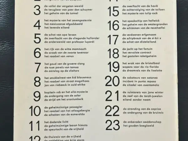 Pockets De avonturen van Kapitein Rob - 22 (1e druk 1971)